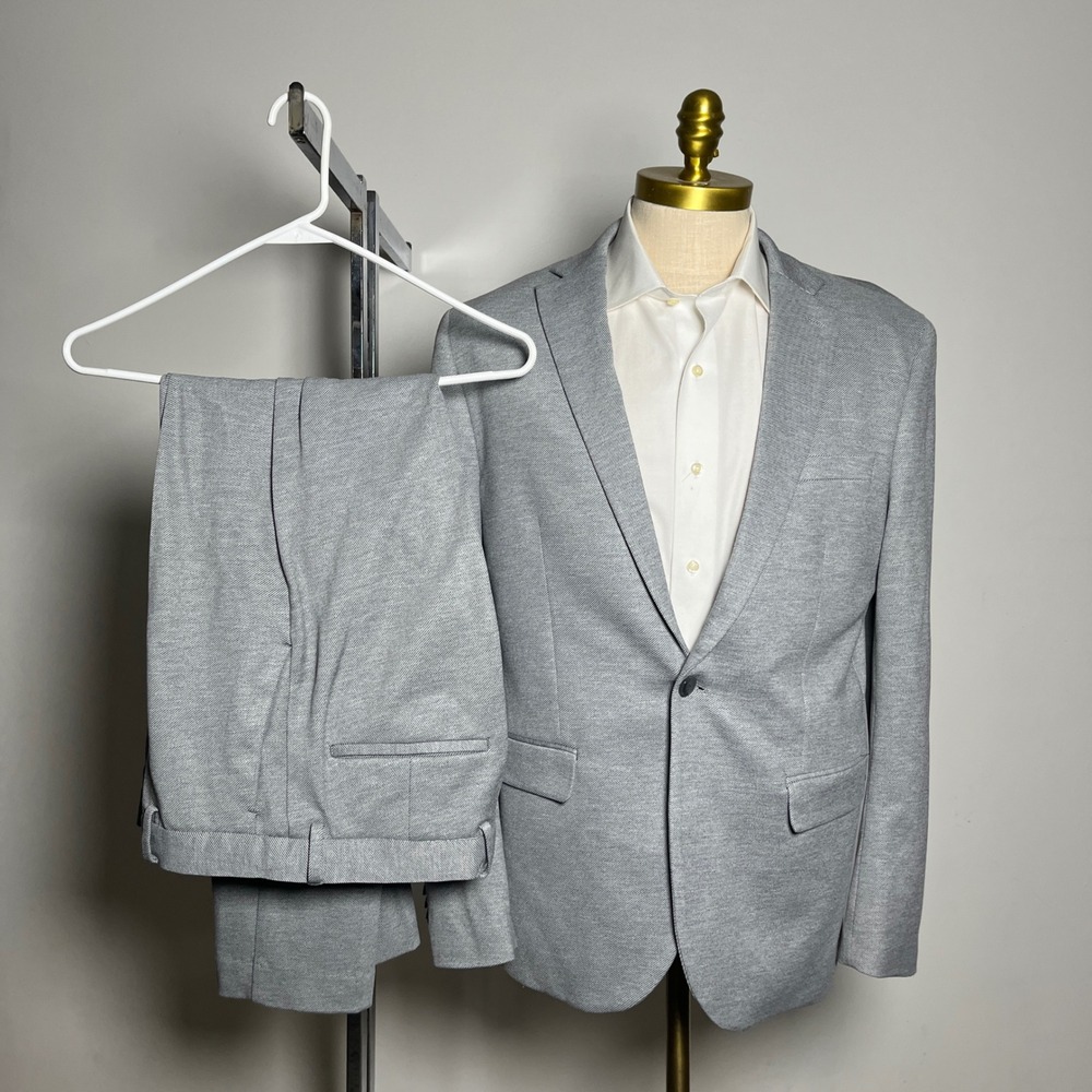 H&M Light Gray Men's Suit Jacket & Pants
